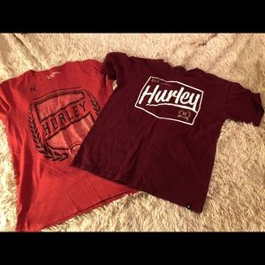 ❌SOLD❌ 2 Men’s Hurley Tees